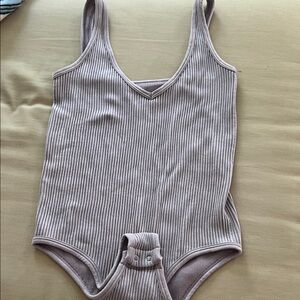 Lilac Ribbed women’s One Piece